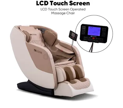 JC BUCKMAN, Full-Body LCD Touch Control Massage Chair, LIKE NEW, NO FAULT ,PERFECT WORKING - Beige