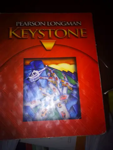 Pearson Longman Keystone textbook (red cover)
