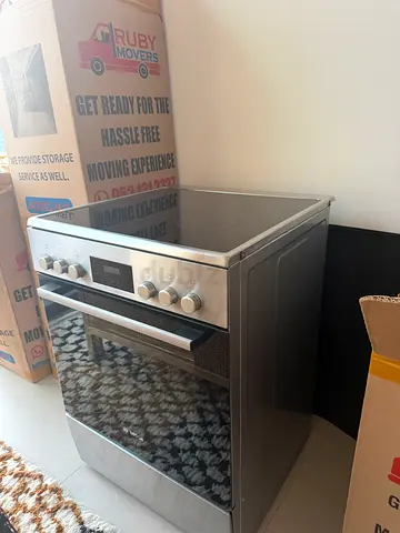 Electric Range Cooker and oven 60 cm, with 3,000W Power Elements HKQ38A150M Stainless Steel