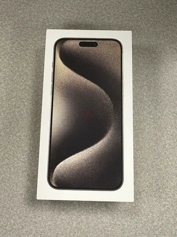 BRAND NEW IPHONE 15 PRO MAX - 256 GB NATURAL TITANIUM