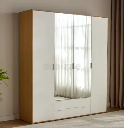 Home Centre 4-Door Wardrobe | Like New | Under Warranty | AED 1,600