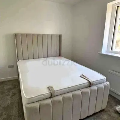 Brand New 120*200 Double Size Bed Frame. Panel Line Bed Frame For Sale