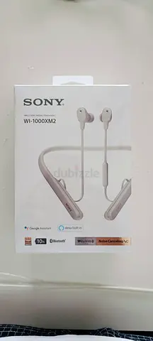Sony WI-1000XM2 Wireless Neckband Headphones - White (Like New)