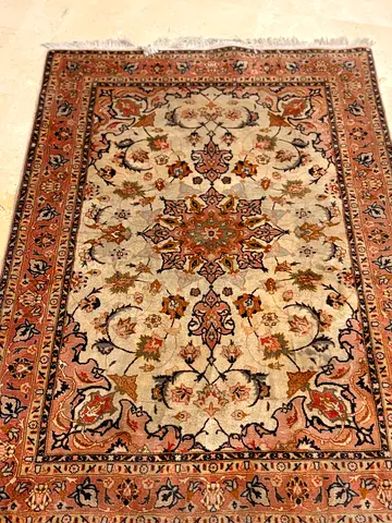 Handwoven persian carpet