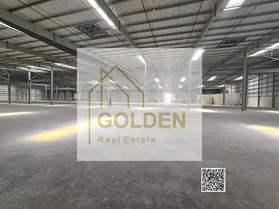 13-Meter Height | Industrial Warehouse for Rent on a Main Road in Umm Al Quwain | AED 30 per Sq. Ft.