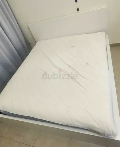Ikea king size bed with mattress available in perfect condition