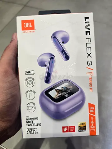 JBL Live Flex 3 True Wireless Earbuds - Purple (Packed New)
