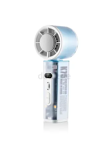 Handheld Desktop Oscillating Fan, 4000mAh Portable Cooling Fan , LED Camping Light and High Speed Tu