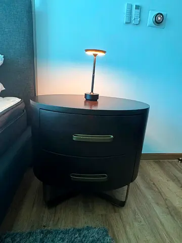 Crate Barrel Gwen Nightstand | Solid Mango Wood