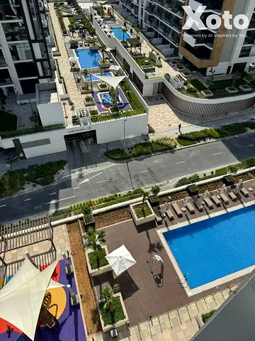Semi-Furnished Studio for Rent | Azizi Riviera 24 | 52K | 4 Cheques