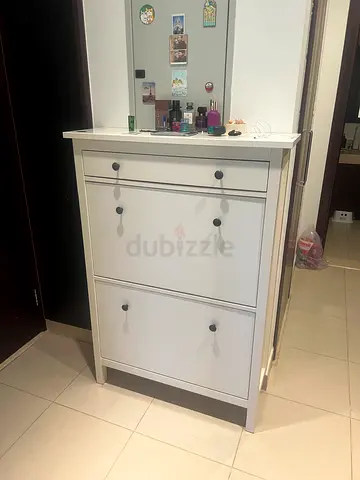 IKEA Hemnes White Shoe Cabinet