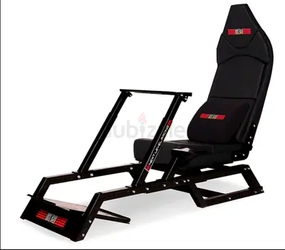 Adjustable Racing Simulator Cockpit Frame with Seat - Sturdy Gaming Rig