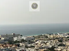 Two Bedroom Apartment for Annual Rent on Al Khan Corniche Sharjah Open View Maid Room Gym Pool Parki