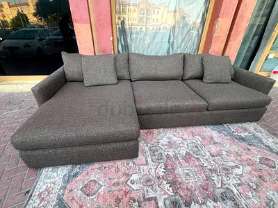 CrateBarrel Lounge Deep feather filled L Shape Sofa