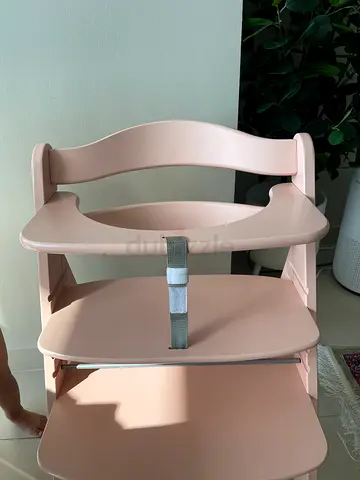 Hauck Alpha+ Wooden Highchair, Rose - FSC Sustainable Certified Beechwood, 6 Months to Adult, Toddle