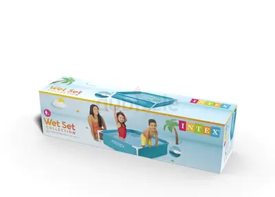 Intex Kids Square Splash Pool (Wet Set Collection) - New in Box