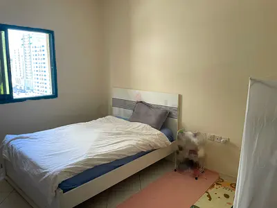 White bed frame with mattress - good condition 150*200