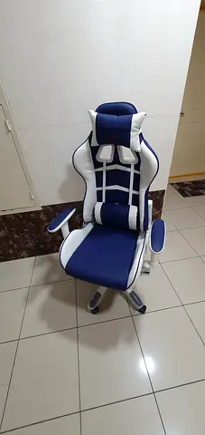 Ergonomic Blue White Gaming/Office Chair