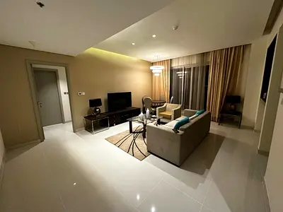 Fully Furnished | Corner 1-Bedroom | Pool View