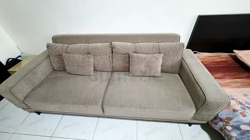 Excellent condition home centre 3 seater sofa bed for sale aed 349