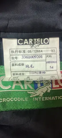 Cartelo branded mens jacket - size 54, good used condition