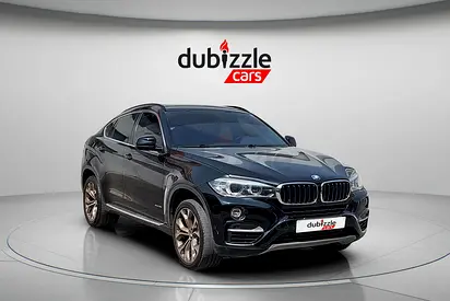 AED 1988/month | 2015 BMW X6 Xdrive35i | GCC Specs | Ref#488325