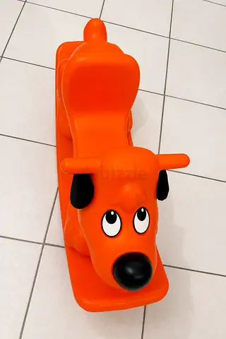 Kids rocking dog rocker