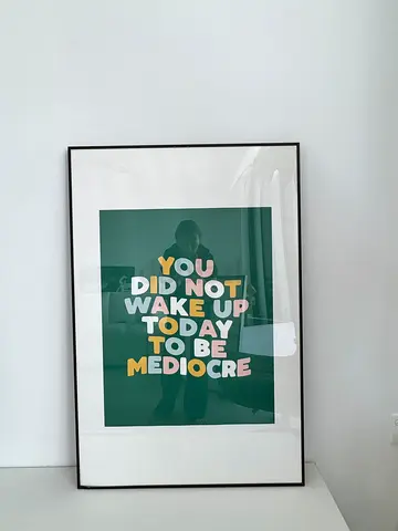 Framed Motivational Print - different designs 60x90