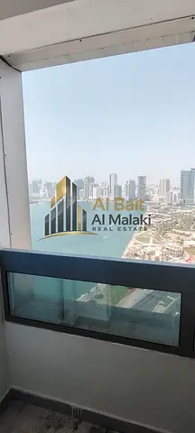 شقة غرفتين وصالة للإيجار السنوي في المجاز 2 | بلكونة | موقف وتكييف وصيانة مجانية
