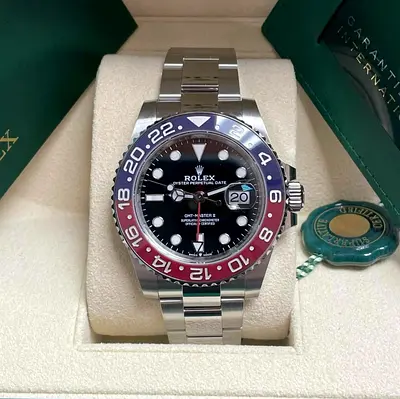Rolex Pepsi-GMT MASTER || With box and Card 1:1 Clone