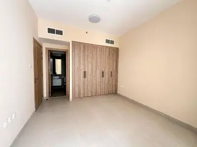 Brand new 1bhk 2 bath 2 balcony wardrobe Family building 42k rent al jada area