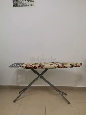Lightweight Adjustable Ironing Board with Floral Cover