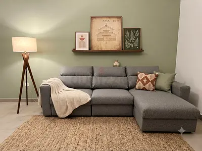 Modern Sofa Bed for Family Use
Comfortable Seating Area
Storage Included
Left  Right Side Option
Si
