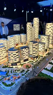 A 3 bedroom apartment in the most beautiful Tiger Downtown Ajman project, in a strategic location, w