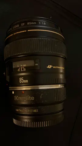 Canon EF 85mm f/1.8 USM Lens with EF-NEX Adapter
