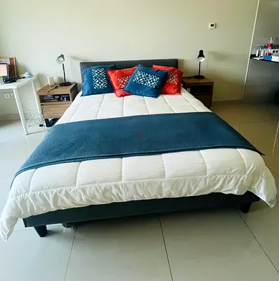 IKEA Queen Bed Set + Mattress - Excellent Condition