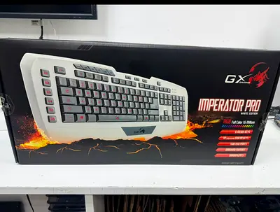 GX Gaming Imperator Pro USB Wired Gaming Keyboard (White) - Good Condition