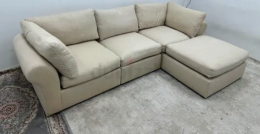Looks great condition pottery barn sofa