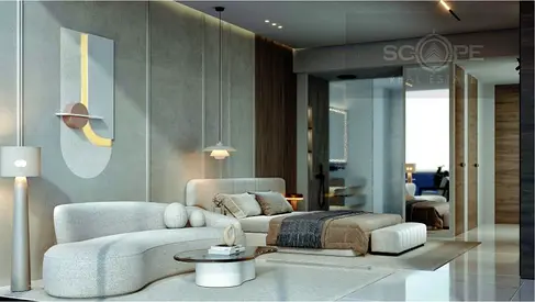 Incredible Large Semi Furnished Studio, Blvd-DLRC