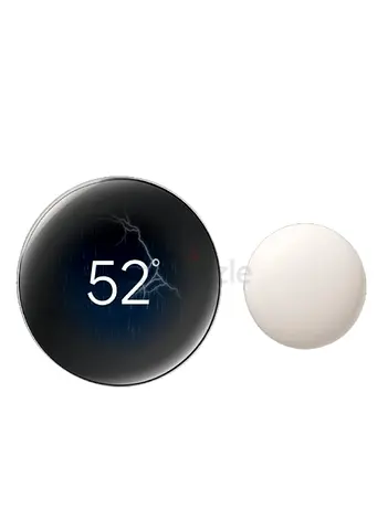Google Nest Learning Thermostat (4th Gen) with Nest Temperature Sensor (2nd Gen) - Polished Silver
5