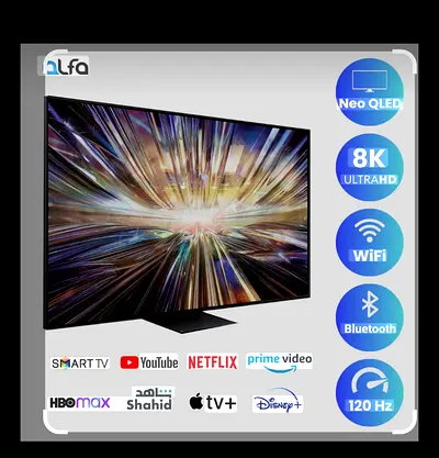Smart TV - 120Hz, WiFi, Bluetooth (Like New Display) This Samsung LED 8K Smart TV