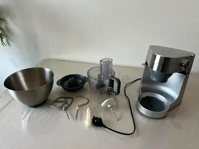 Kenwood Kitchen Machine Prospero KM240 with Blender and Stainless Steel Bowl - 900W, 4.3L
