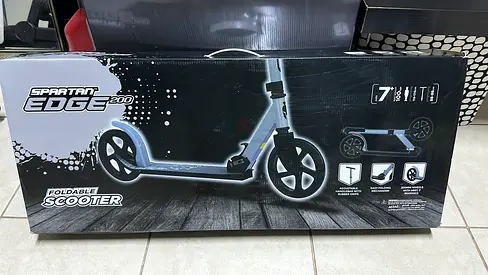Spartan Edge 200 Foldable Kick Scooter - New in Box