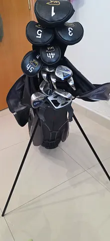 Complete Golf Club Set with Stand Bag and Headcovers - Used
