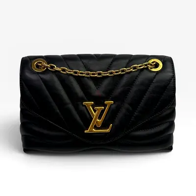 LOUIS VUITTON NEW WAVE CHAIN SHOULDER BAG WITH GOLD HARDWARE