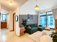 Furnished 1BR Apartment | Marina Residence B | Balcony & Pool Gym Access