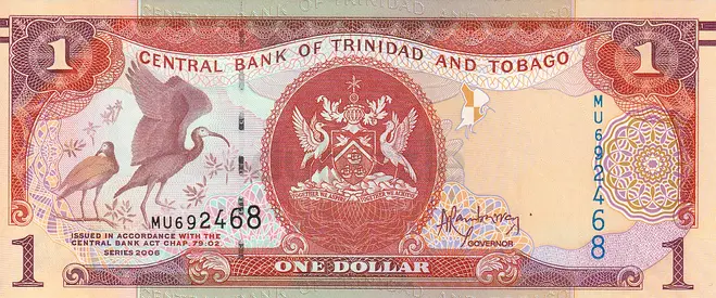 TRINIDAD TOBAGO 1 DOLLARS BANKNOTE 2006