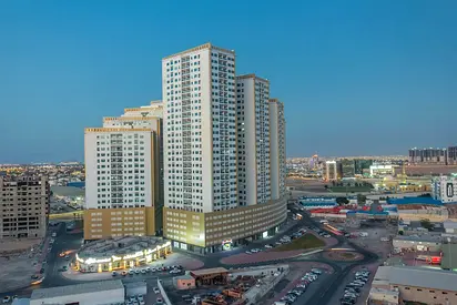 🏢 2 BHK Apartment for Rent in Pearl Tower, Ajman ✨ AED 38,000 Yearly | 4 Payments | Parking Inclu