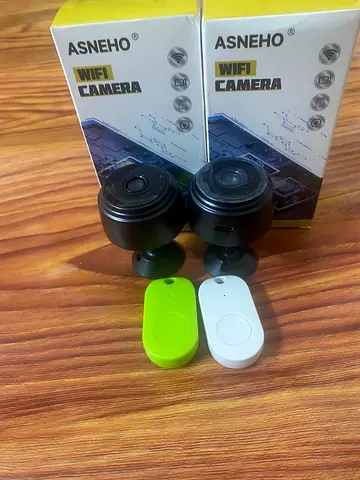 2 Mini Cameras + 2 GPS Trackers Bundle | Home Vehicle Security Deal UAE | AED 230