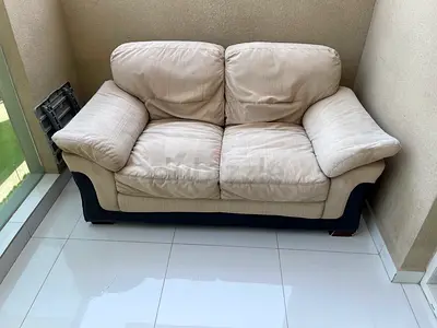 Beige 2-Seater Sofa - FREE